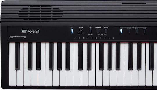 Roland Ηλεκτρικό Stage Πιάνο GO:PIANO88 με 88 Δυναμικά Πλήκτρα Ενσωματωμένα Ηχεία και Σύνδεση με Ακουστικά και Υπολογιστή Black