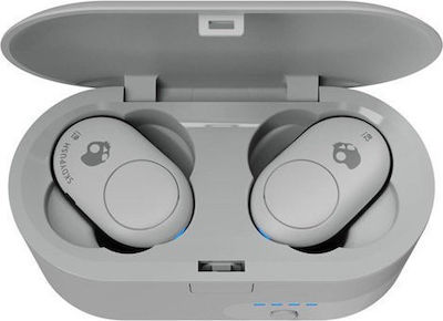 Skullcandy Push Active Earbud Bluetooth Handsfree Căști cu Rezistență la Transpirație și Carcasă de Încărcare Light Grey / Blue