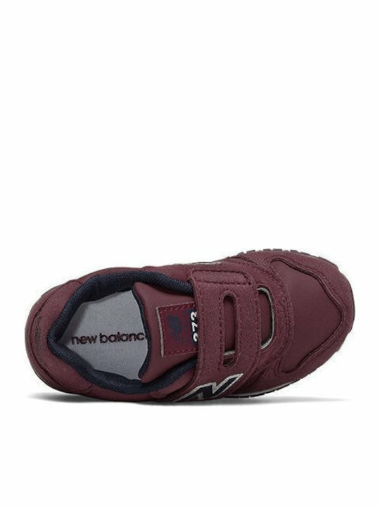Kinder Sneakers mit Klettverschluss Burgundisch