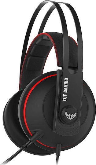 Asus TUF Gaming H7 Core Over Ear Gaming Headset with Connection 3.5mm Red
