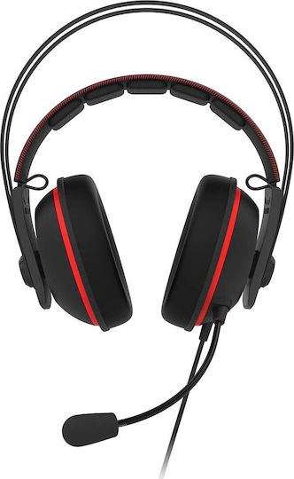 Asus TUF Gaming H7 Core Over Ear Gaming Headset with Connection 3.5mm Red