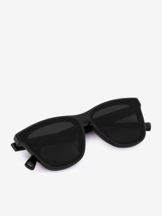 Hawkers Dark One Unisex Γυαλιά Ηλίου με Μαύρο Κοκκάλινο Σκελετό και Μαύρο Φακό H10FHX0101
