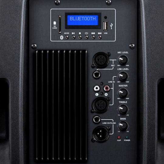 Kam RZ12ABT Active Speaker PA 250W with Woofer 12" 36x32x58cm.