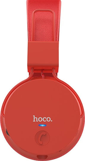 Hoco W19 Жични On Ear Слушалки Червени