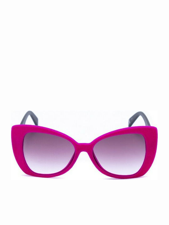 Italia Independent I-Plastik Women's Sunglasses with Pink Plastic Frame 0904V.018.ZEB