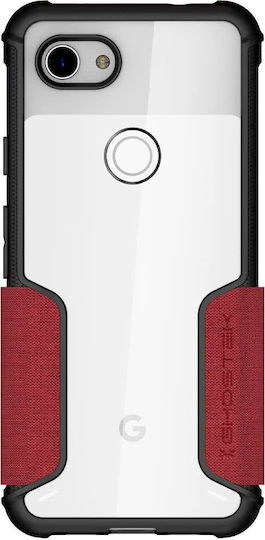 Ghostek Exec 3 Книга Пластмаса Червен (Google Pixel 3a)