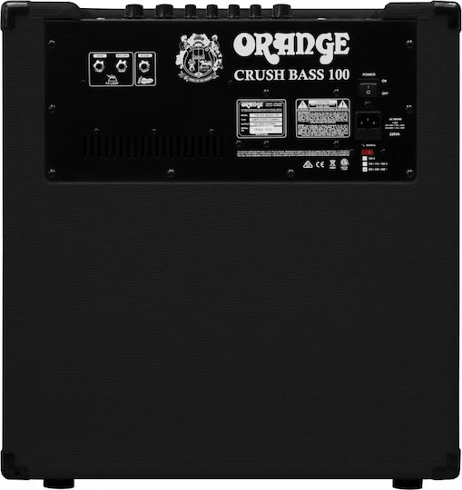 Orange Crush Bass 100 Combo Ενισχυτής Ηλεκτρικού Μπάσου 1 x 15" 100W Μαύρος