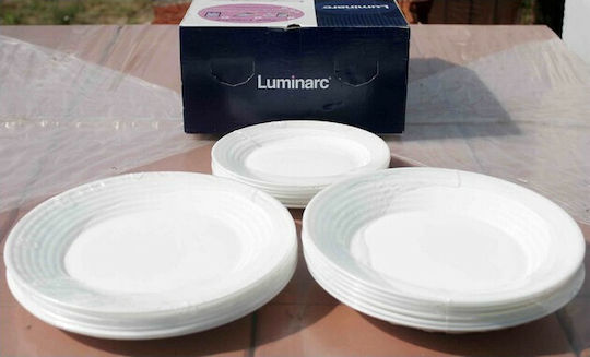 Luminarc Harena White Porcelain Dinnerware Set 18pcs