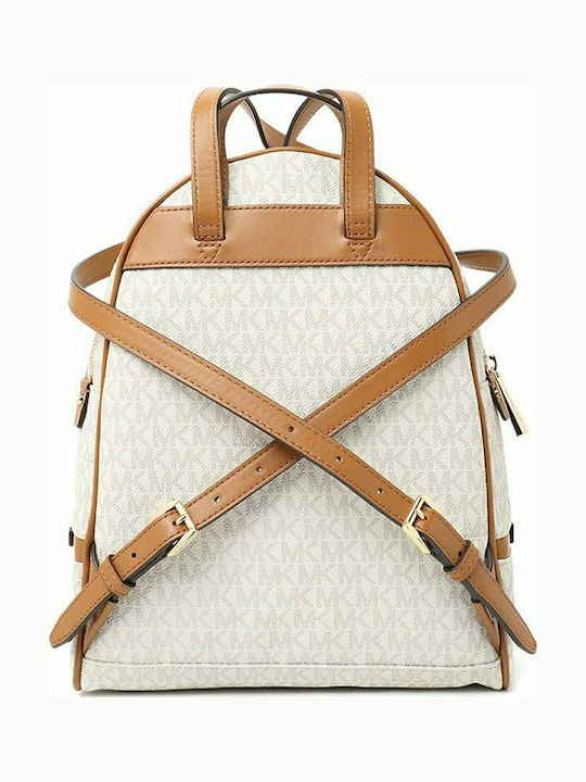 Rhea Leather Women's Bag Backpack White
