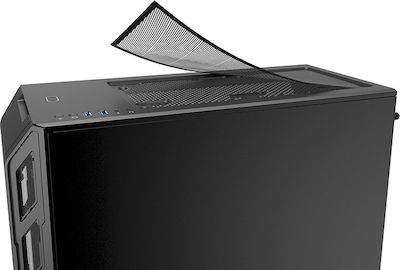 Phanteks Eclipse P350X Jocuri Turnul Midi Cutie de calculator cu fereastră laterală și iluminare RGB Negru