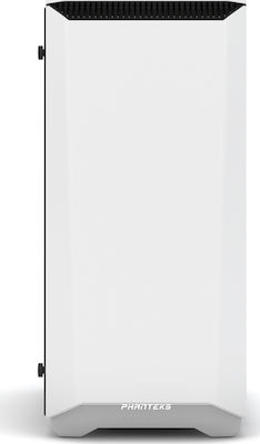 Phanteks Eclipse P400S Tempered Glass Gaming Midi Tower Κουτί Υπολογιστή με Πλαϊνό Παράθυρο και RGB Φωτισμό Λευκό