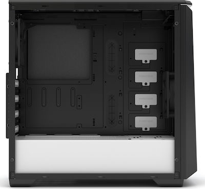 Phanteks Eclipse P400S Tempered Glass Gaming Midi Tower Κουτί Υπολογιστή με Πλαϊνό Παράθυρο και RGB Φωτισμό Black/White
