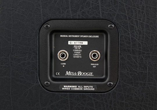 Mesa Boogie 2x12 Recto Horizontal für E-Gitarre 2 x 12" 120W Schwarz