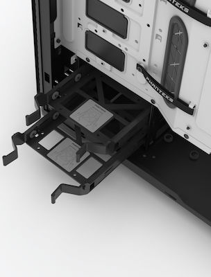 Phanteks Enthoo Pro M Tempered Glass Gaming Midi-Turm Computergehäuse mit RGB-Beleuchtung Weiß