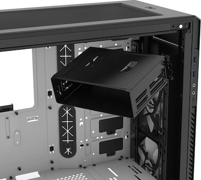 Phanteks Enthoo Pro M Tempered Glass Gaming Midi-Turm Computergehäuse mit RGB-Beleuchtung Weiß