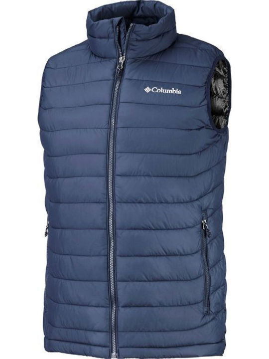 Powder Lite Sleeveless Jacket Puffer Navy Blue