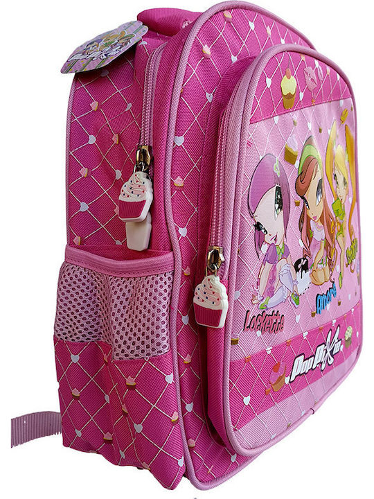 Nicki Pop Pixie Pop Schulranzen Rucksack Kindergarten in Fuchsie Farbe