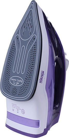 DSP KD-1035 Dampfbügeleisen 2000W mit kontinuierlicher Dampfabgabe 35g/min Purple