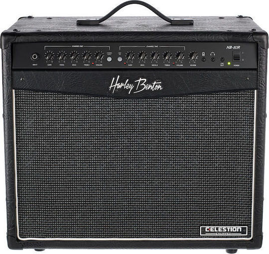Harley Benton HB-80R Combo Verstärker für E-Gitarre 1 x 12" 80W Schwarz