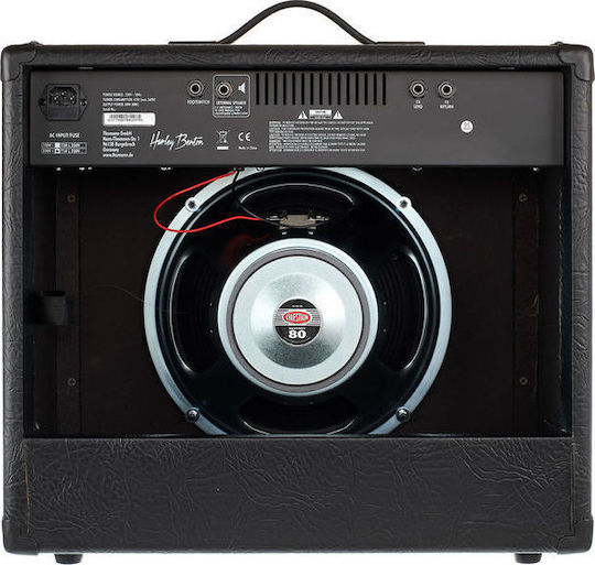 Harley Benton HB-80R Combo Verstärker für E-Gitarre 1 x 12" 80W Schwarz