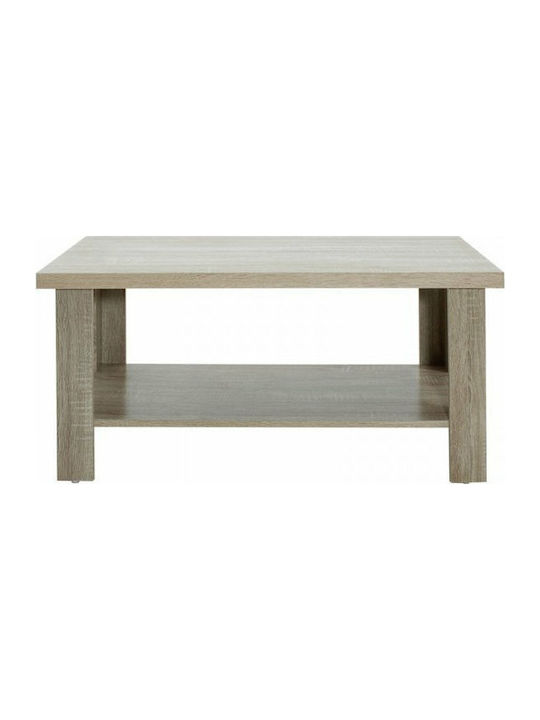Masă Centrală Rectangulară Riano din Lemn Bej M89.5xL49.5xÎ42.5cm