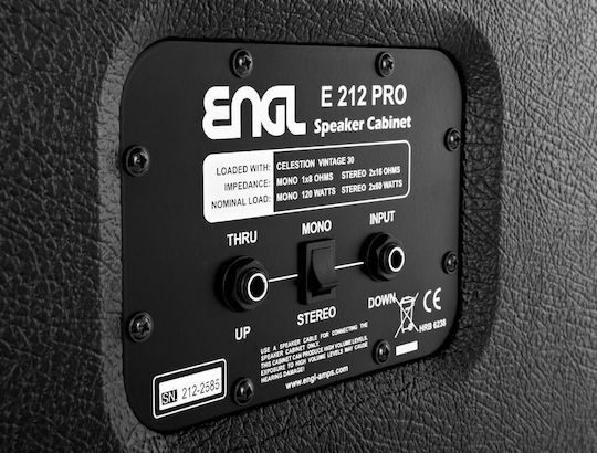 Engl E212VB Pro Slanted Cabinet for Electric Guitar 2 x 12" 120W Black