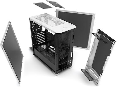 Phanteks Eclipse P400S Gaming Midi Tower Κουτί Υπολογιστή με RGB Φωτισμό Λευκό