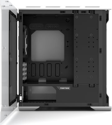 Phanteks Enthoo Evolv mATX Midi Tower Κουτί Υπολογιστή με Πλαϊνό Παράθυρο Λευκό