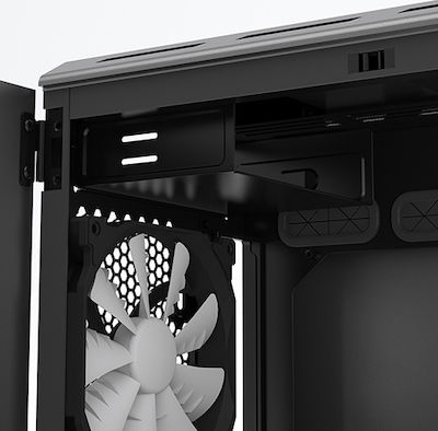 Phanteks Enthoo Evolv mATX Turnul Midi Cutie de calculator cu fereastră laterală Gri