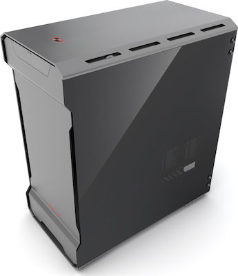 Phanteks Enthoo Evolv mATX Tempered Glass Gaming Mikro-Turm Computergehäuse mit RGB-Beleuchtung Gray