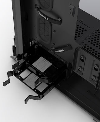 Phanteks Enthoo Evolv mATX Tempered Glass Gaming Mikro-Turm Computergehäuse mit RGB-Beleuchtung Gray