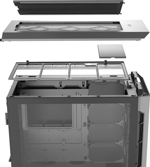 Phanteks Eclipse P600S Gaming Midi Tower Computer Case with Window Panel Gray