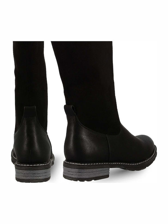 Anatomic Synthetic Leather Riding Boots Black