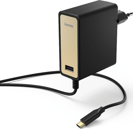 HAMA USB-C Universal Laptop Charger 60W with Power Adapter