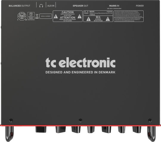 TC Electronic BQ250 Head for Electric Bass 250W Red