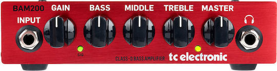 TC Electronic BAM200 Kopf für E-Bass 200W Schwarz