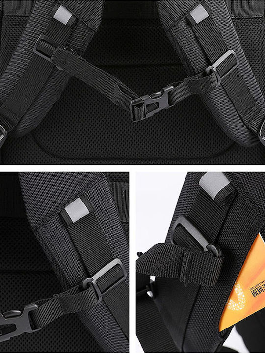 Arctic Hunter B00120C Водоустойчива Раница за Лаптоп 15.6" с USB Порт в Черен Цвят