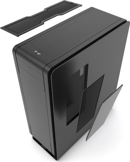 Phanteks Enthoo Elite Gaming Full Tower Κουτί Υπολογιστή με Πλαϊνό Παράθυρο και RGB Φωτισμό Μαύρο