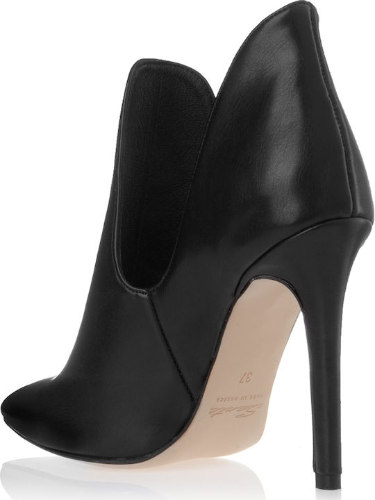 Women's Ankle Boots with High Heel Black