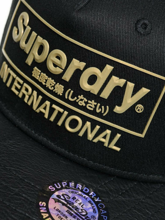 Superdry International B-Boy Ανδρικό Jockey Μαύρο