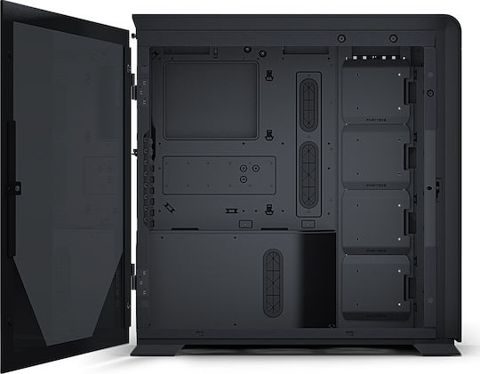 Phanteks Enthoo 719 Геймърско бюро Пълна кула Компютърна кутия със страничен прозорец и RGB осветление Сатенено черно
