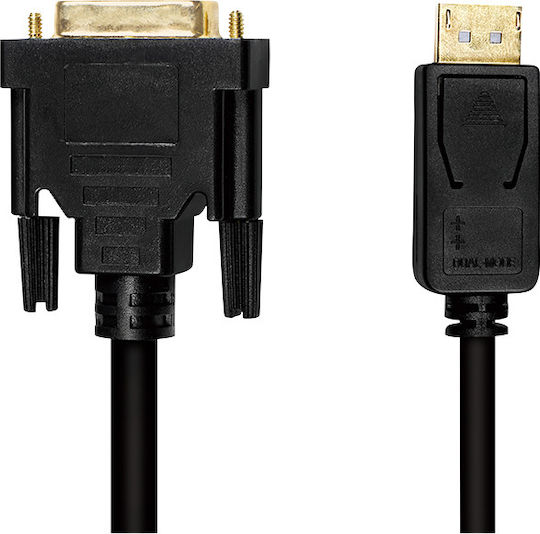 LogiLink Cable DVI-D male - DisplayPort male 3m (CV0132)