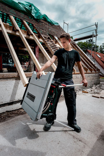 Metabo TS 36-18 LTX BL 254 Δισκοπρίονο Πάγκου Μπαταρίας με Δίσκο Κοπής Διαμέτρου 254mm & Ταχύτητα Κοπής 5000rpm