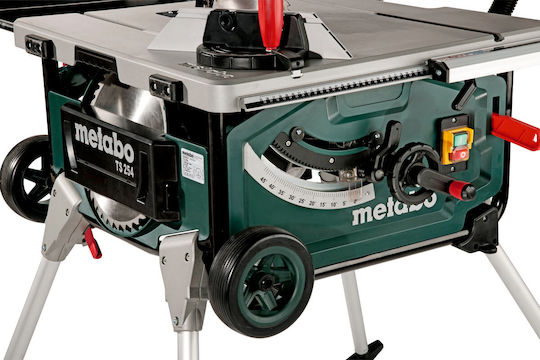 Metabo TS 254 Bandsäge mit Leistung 2000W, Sägeblattdurchmesser 254mm & Schnittgeschwindigkeit 4200Umdrehungen pro Minute