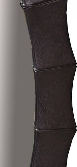Artline M1001 Brauner Wandspiegel mit 74cm Durchmesser