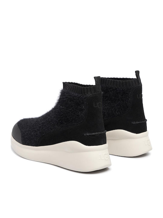 Griffith Damen Chunky Stiefel Schwarz