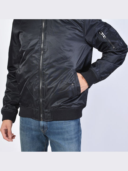 Jacke Bomber Schwarz