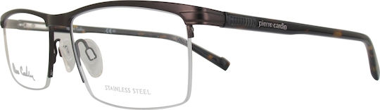Pierre Cardin Men's Prescription Eyeglass Frame Brown Tortoise PC6853 09Q