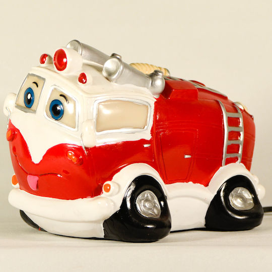 SP Souliotis LED Kinder Tischlampe Feuerwehr Rot