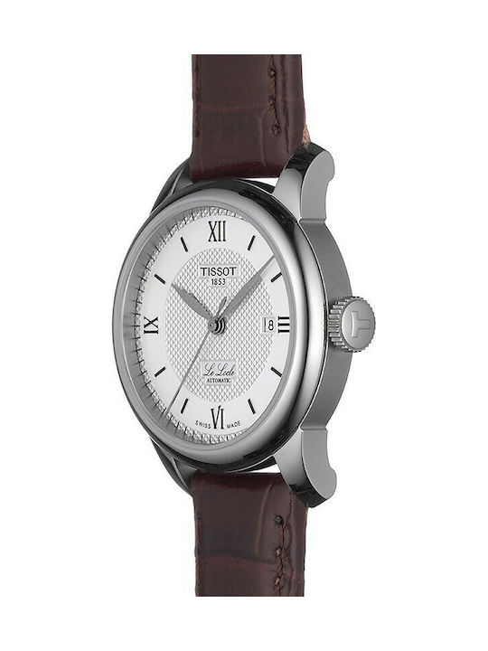 Tissot Le Locle Ceas Automat cu Maro Curea de Piele